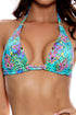 Luli Fama Ocean Breeze Triangle Halter Top